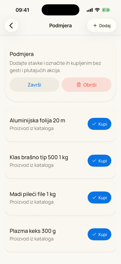 Stavke u listi